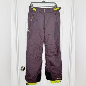 Columbia Dark Purple Snow Ski Jogger Pants - Unisex - Size S